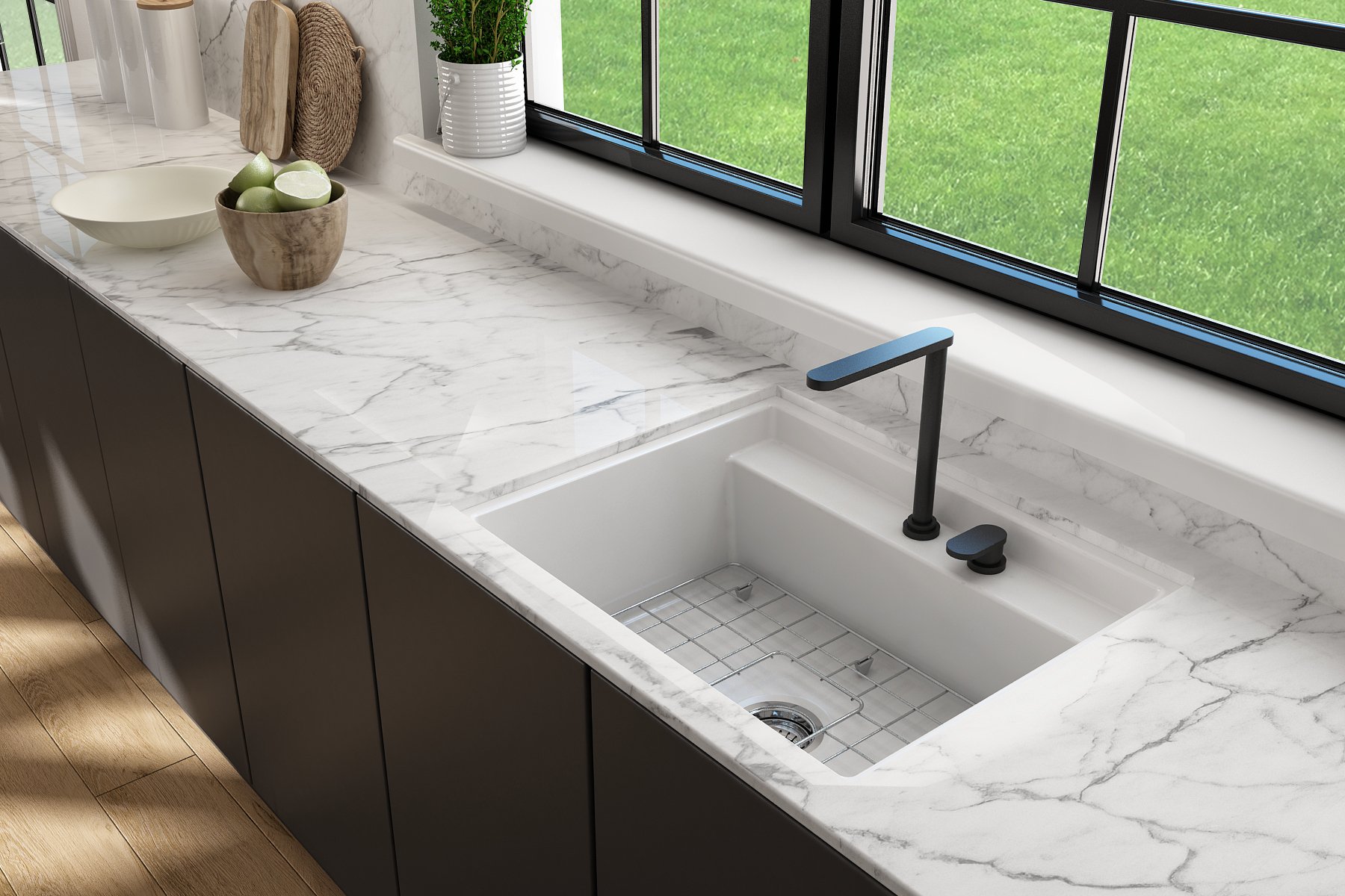 BAVENO 27 with Covers (2-hole faucet setting)