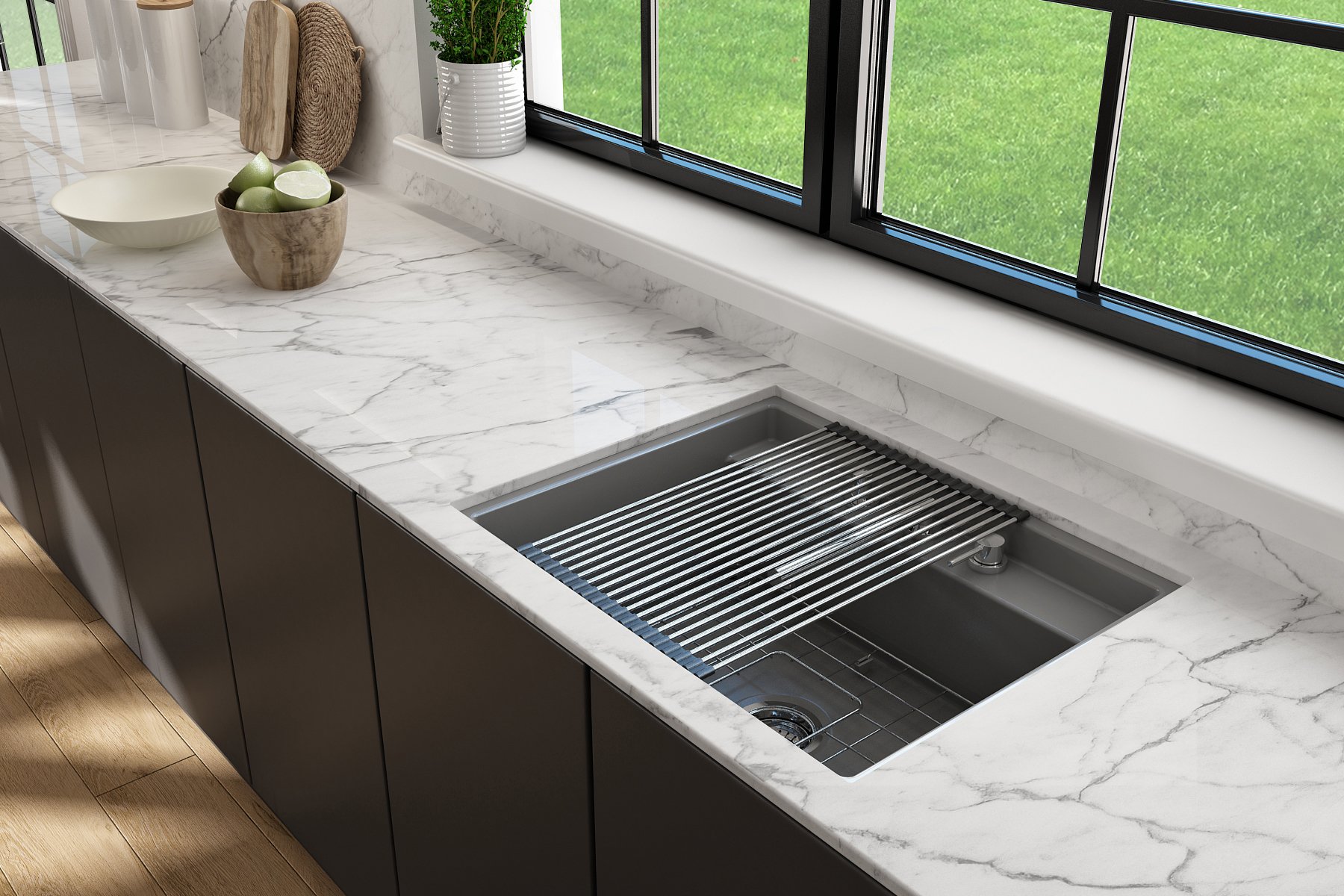 BAVENO 27 with Covers (3-hole faucet setting)